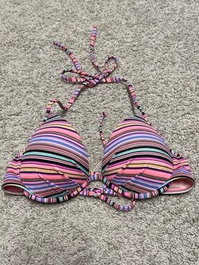 Victoria’s Secret Striped Bikini Top